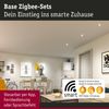 Paulmann 92464 Zigbee LED Einbauleuchte Base Coin Basisset Eisen gebürstet 3000K Bild 2