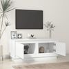 vidaXL Couchtisch Hochglanz-Weiß 102x50x44 cm Holzwerkstoff 819878 Bild 3
