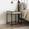 vidaXL Nachttisch mit Infinity-LED Sonoma-Eiche 40x40x51 cm 3284092 Bild 4