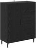 vidaXL Sideboard mit Schubladen Schwarz Eichen-Optik 69,5 x 34 x 90 cm 881533 Bild 2