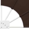 vidaXL Balkon Sichtschutz 140x140 cm Polyester Braun 42037146 Bild 4