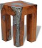 vidaXL Hocker Massivholz Teak und Harz 243470 Bild 4
