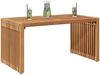 vidaXL Garten-Beistelltisch Braun 70 x 37,5 x 35,5 cm Massivholz Teak 42006354 Bild 3