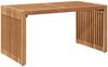 vidaXL Garten-Beistelltisch Braun 70 x 37,5 x 35,5 cm Massivholz Teak 42006354 Bild 2