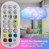 VIVIHEYDAY LED Pendelleuchte RGB Regenbogen Watte LED Wolken Licht, Dimmbar Dekoleuchten, LED Cloud Lights mit Bluetooth-APP und 2.4G Fernbedienung, für Die Zimmer, Schlafzimmer Dekoration Bild 3