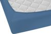 biberna Feinjersey-Spannbetttuch 0077144, azurblau, 1x 90x190 cm - 100x200 cm Bild 2