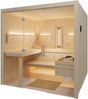 Infraworld Gracil Complete Multifunktionssauna mit Infrarotstrahler in Espe 210x210x210cm Bild 2