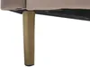 Vente-unique - LIVAYA Bett SamtStoff Beige - B 205 cm x H 140 cm x L 166 cm Bild 5