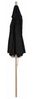 Sonnenschirm Reggio aus Buchenholz und Polyester, modern skandinavisch, schwarz, Ø 300 cm Bild 2