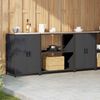 vidaXL Aufbewahrungsset für die Küche HATTEM 3 pcs Anthrazit 3392668 Bild 4