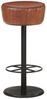 vidaXL Barhocker Braun Echtleder 321871 Bild 4