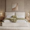Flieks Polsterbett, Doppelbett 180x200cm mit Lattenrost & gepolstertem Kopfteil, Chenille Bild 2