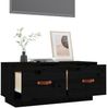 vidaXL TV-Schrank Schwarz 80x34x35 cm Massivholz Kiefer 818244 Bild 5