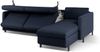Micadoni Schlaf-Ecksofa Gloria 4-Sitzer Rechts Strukturierter Stoff Blau 205x140 Bild 4