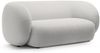 Micadoni Sofa Kate 2-Sitzer Samt Hellgrau Bild 2
