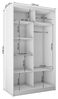 Beautysofa Kleiderschrank Helix (Garderobe mit Scharniertüren, mit Spiegel, schwarzes / weißes / graues / artisan) mit Lamellen Bild 4