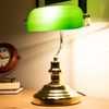 Bankerlampe, Glasschirm, grün, H 36 cm Bild 5
