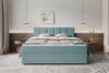 99rooms Bergamo Boxspringbett Cordstoff AMBIENCE Hellblau 180x200 cm ohne Topper Bild 2