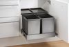 WESCO 757 311-11 Abfallsorter 30 (2x15) Liter DOUBLE SHORTY inkl. Mitnehmer ab 50 cm Schrankbreite Bild 4