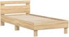 vidaXL Bettgestell mit Kopfteil Sonoma-Eiche 80 x 200 cm Holzwerkstoff 8009013 Bild 3