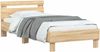 vidaXL Bettgestell mit Kopfteil Sonoma-Eiche 80 x 200 cm Holzwerkstoff 8009013 Bild 2
