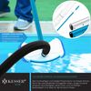 KESSER® Poolschlauch | Schwimmbadschlauch mit Muffen | Solarschlauch für Pool und Schwimmbecken | Saugschlauch | Pumpenschlauch | Flexibler Wasserschlauch Schwarz, Länge 10m ( Ø 38 mm ) Bild 3