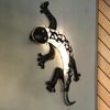 LED Solarleuchte, Gecko zur Wandmontage, bronzefarben, 50 cm Bild 3