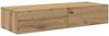 vidaXL Wandregal mit Schubladen Artisan-Eiche 100x36x19 cm 859994 Bild 2
