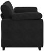 vidaXL Zweisitzer-Sofa Schwarz 160x77x82 cm Samt 4105262 Bild 5