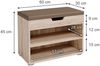 Schuhbank Rolfe Sonoma 60 x 45 cm Vicco Bild 3