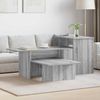 Konsolentisch, Beistelltisch, Konsole Graues Sonoma 91,5 x 35 x 38,5 cm Holzwerkstoff Bild 2