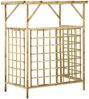 vidaXL Pergola für 2 Mülltonnen Kiefernholz Imprägniert 316063 Bild 5