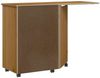 vidaXL Rollschrank mit Schreibtisch MOSS Honigbraun Massivholz Kiefer 4015791 Bild 5