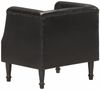vidaXL Sessel Schwarz Echtleder [286590] Bild 3