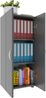 VCM Büroschrank Ulas 918434 Anthrazit H. 108 x B. 49 x T. 34 cm Bild 1