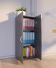 VCM Büroschrank Ulas 918434 Anthrazit H. 108 x B. 49 x T. 34 cm Bild 3