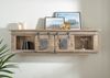 Wandregal Mango 130x25x35 whitewash lackiert RAILWAY #365 Bild 4