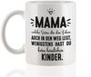 Herz & Heim Tasse "MAMA" als lustiges Geschenk für Mama - Spruchtasse zum Muttertag, Keramik, mit Aufdruck Bild 2