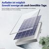 Rhein Beleuchtung LED Solarleuchte 800W Solarlampen für Außen – Außenlampe mit Bewegungsmelder Spotlight, Wetterfest energieeffizient, LED fest integriert, Kaltweiß, IP67 – LED Strahler mit Bewegungsmelder Außen, Solar Gartenleuchten Bild 2
