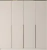 Vente-unique - VUKIA Wardrobe and walk-in wardrobe Holz, Platte Beige - B 57,1 cm x H 213 cm x L 200 cm Bild 3