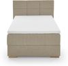 Tambo Boxspringbett grau Stoffbezug Nordic 211cm x 155cm x 116cm Bild 2