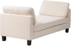 Chaiselongue ARCHIANE Stoff Cremeweiß Bild 5