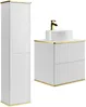 Vente-unique - KELIZA Bathroom furniture set Holz, Platte Weiß - B 47 cm x H 54 cm x L 60 cm Bild 2