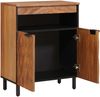 vidaXL Sideboard mit Speicher Akazienbraune Oberfläche 60 x 33 x 75 cm 4017925 Bild 2