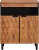 vidaXL Sideboard mit Speicher Akazienbraune Oberfläche 60 x 33 x 75 cm 4017925 Bild 3