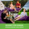 Green Bean® Sitzsack, waschbar, Polyester-PVC-Stoff, Lila, 120x160 cm, 270 Liter Bild 3