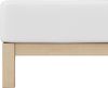 Schlafgut 'Pure' Spannbettlaken, Gummizug: rundum, für Matratzen bis 30cm Höhe, Bio-Baumwolle mit Elasthan, Full-white, L 140x200 cm - 160x220 cm Bild 4