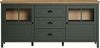 Home affaire Sideboard Vienna, Kommode im Landhausstil mit Muschelgriffen und Glastüren Bild 4