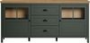Home affaire Sideboard Vienna, Kommode im Landhausstil mit Muschelgriffen und Glastüren Bild 2