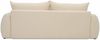 Casa Padrino Schlafsofa Creme 250 cm - Ausklappbares Wohnzimmer Sofa mit Kissen Bild 5